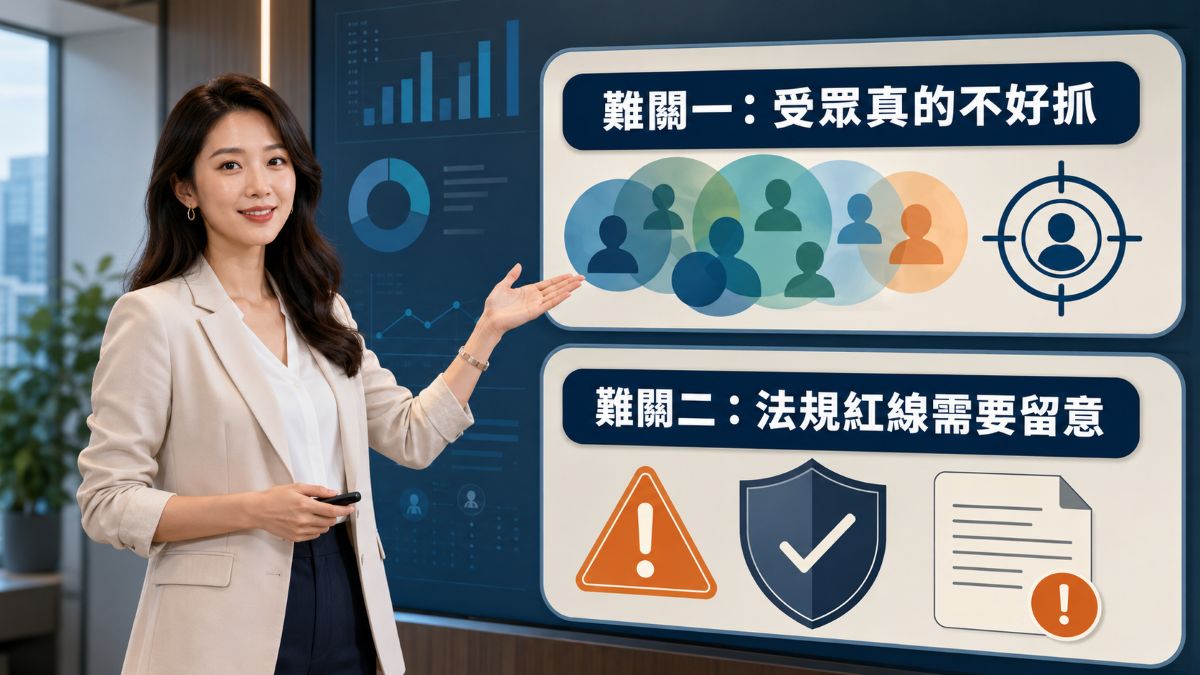 廣告投放常遇到的兩個難關：找對受眾、合法合規